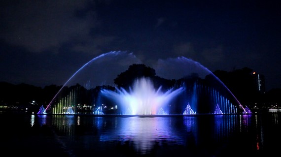 Water show – Công trình nhạc nước Đầm Sen sắp ra mắt